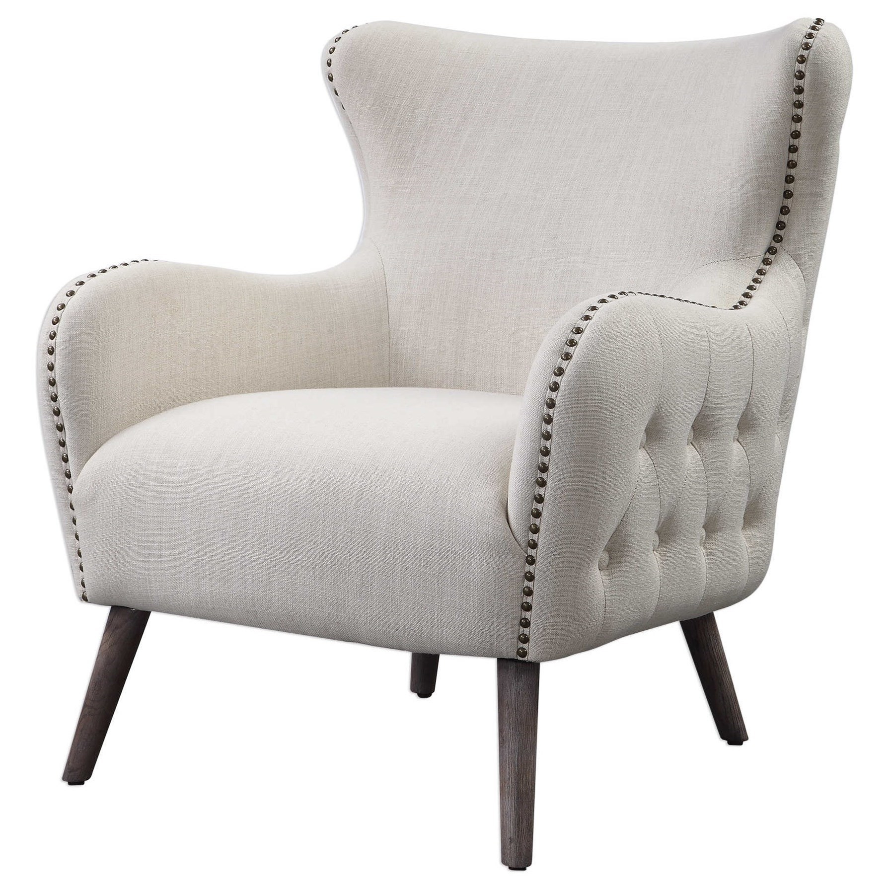 Uttermost Accent Furniture Accent Chairs Donya Cream Accent Chair